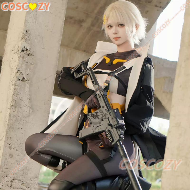 Anime Cosplay Black Girl - Girls Frontline 2 Exilium Vector VV