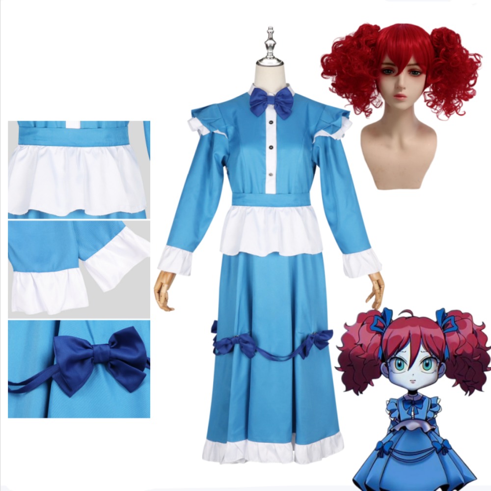 Anime Cosplay With Red Hair - Fantasia Completa de Cosplay Poppy Red