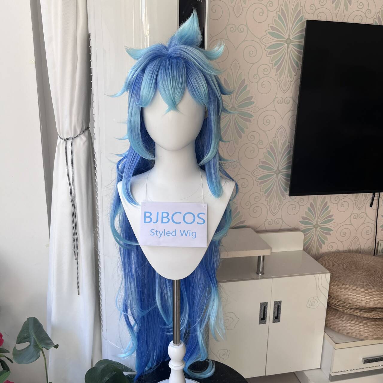 Anime Cosplay Waifu - Peruca Estilizada Idia Cosplay Anime Twisted