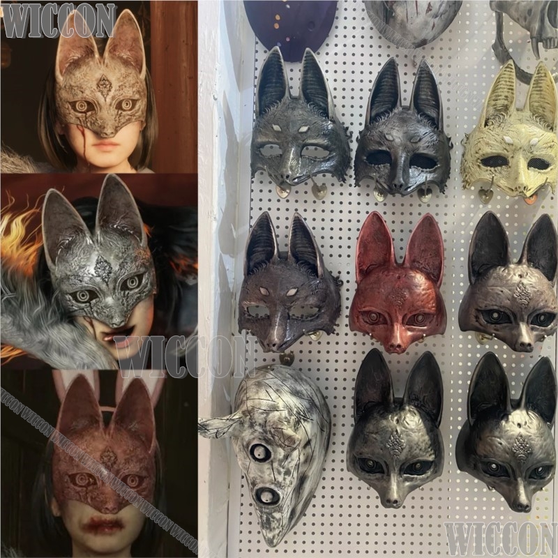 Anime Cosplay Face - Máscara de homem raposa 2025 novo
