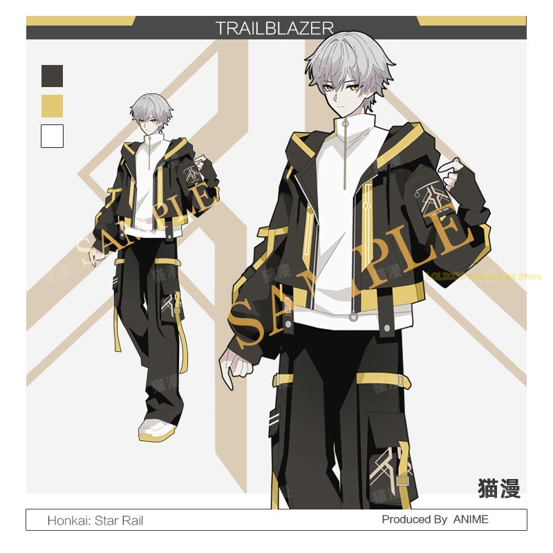 Anime Cosplay Outfit - Jogo honkai: star rail trailblazer série