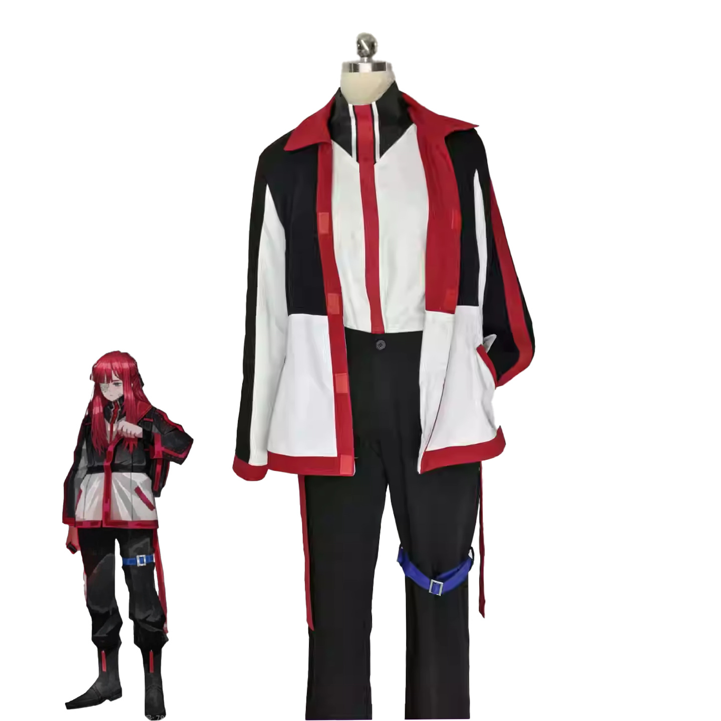Anime Cosplay Black Girl - Fantasia Cosplay do Jogo Limbus Company