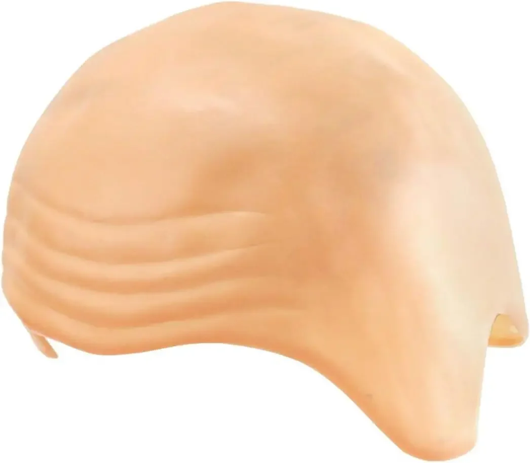 Anime Cosplay Thick - Cabeça careca grossa de anime sintético,