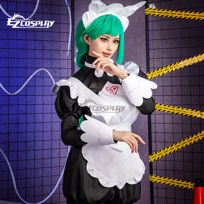 Anime Cosplay Black Girl - Fantasia de Cosplay de Maid Harujio