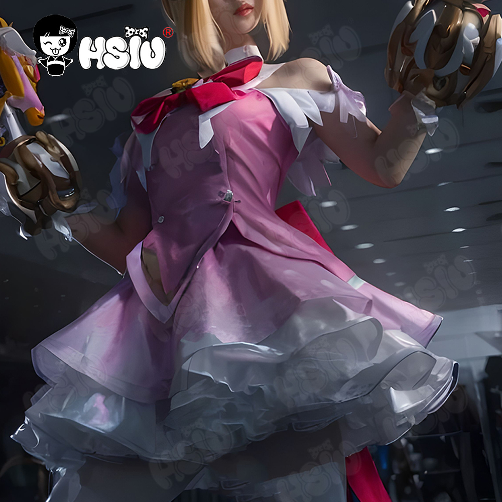 Anime Cosplay Pink - Juno cosplay traje peruca hsiu loira