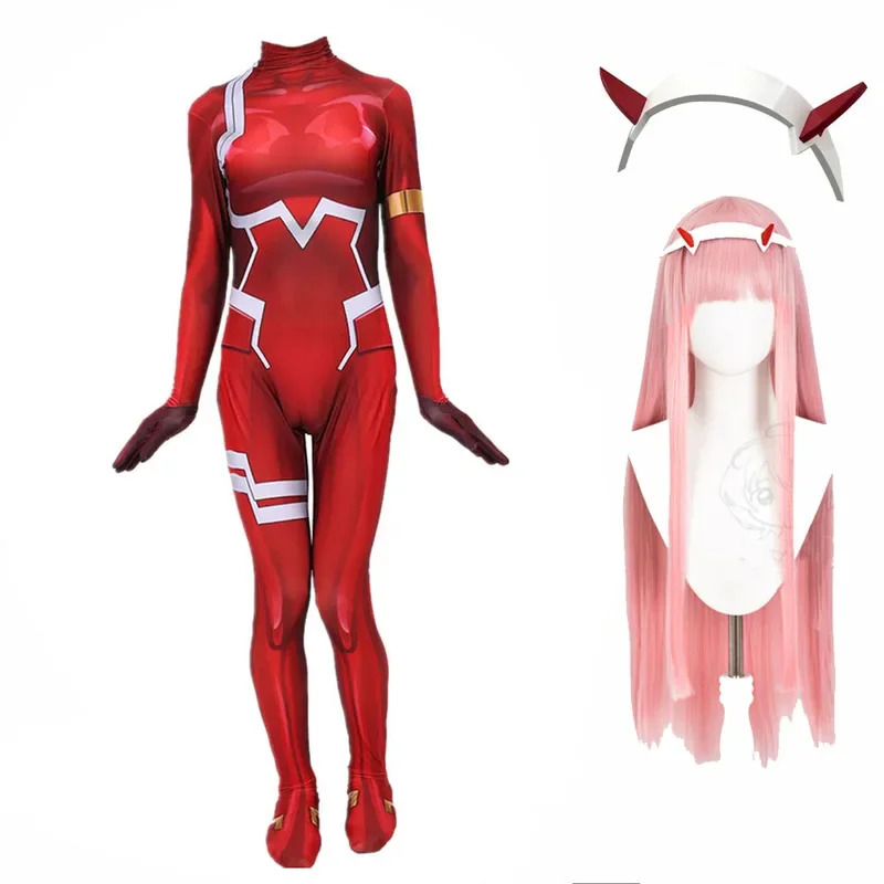 Anime Cosplay London - Feminino sexy zentai terno zero dois