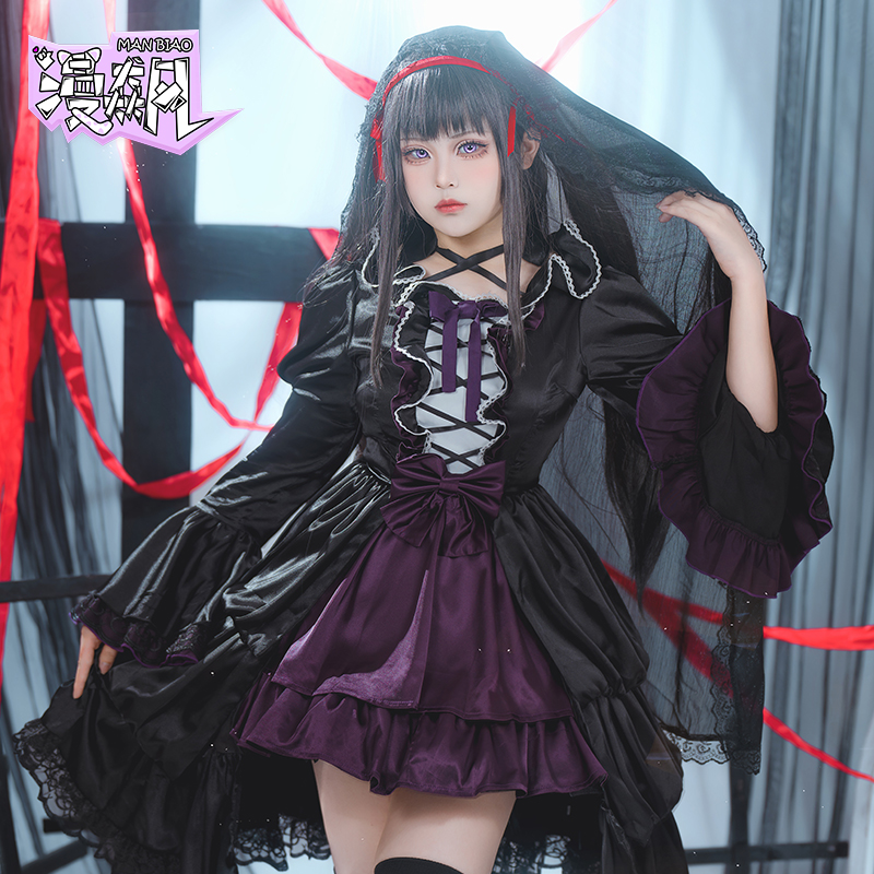 Anime Cosplay Diy - Akemi homura cosplay traje puella magi