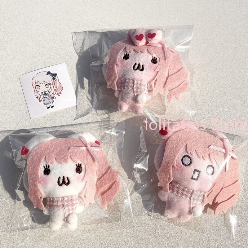 Anime Cosplay Pink - Chaveiro de Pelúcia Fofo Anime PJSK