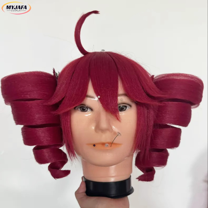 Anime Cosplay With Red Hair - Peruca de Cosplay Anime Kasane Teto,