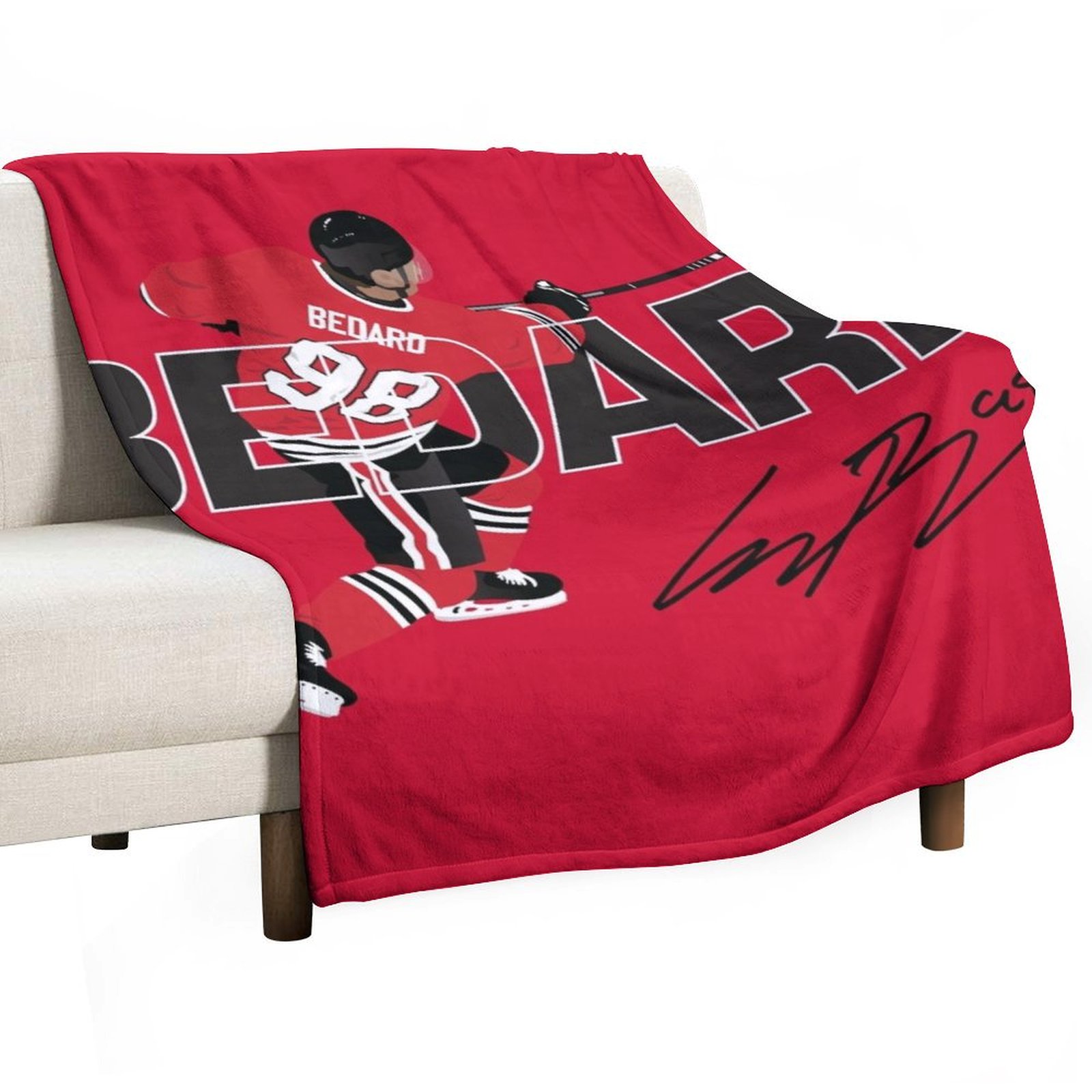 Anime Cosplay Nome - Cobertor Decorativo de Luxo Bedard Pro