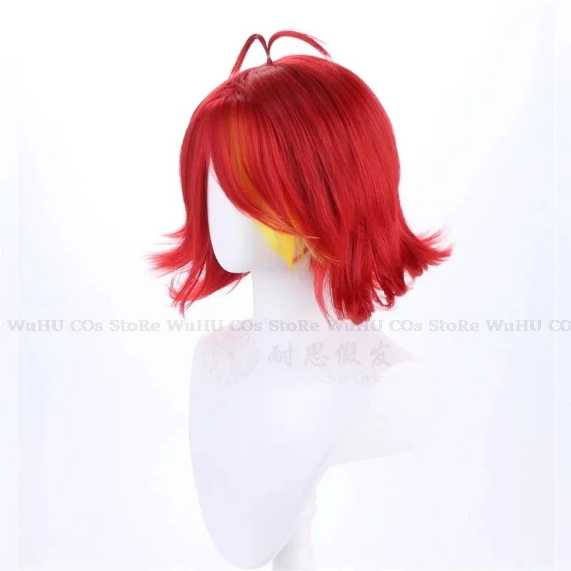 Anime Cosplay With Red Hair - Peruca Cos Niffty 2025 Hasbin, Peruca