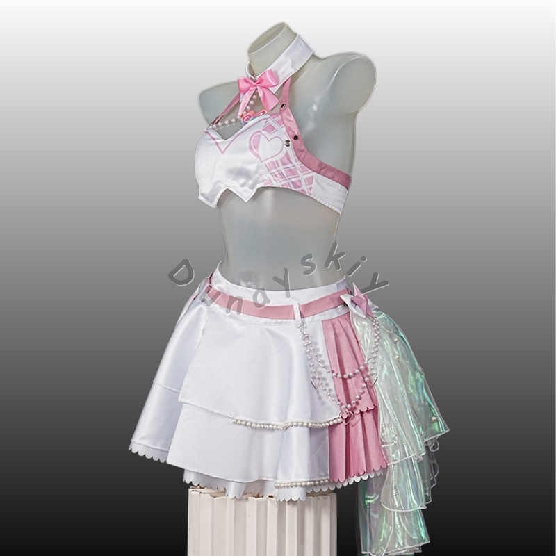 Fantasia de Cosplay Wuthering  - Anime Cosplay Pink avaliação e preço