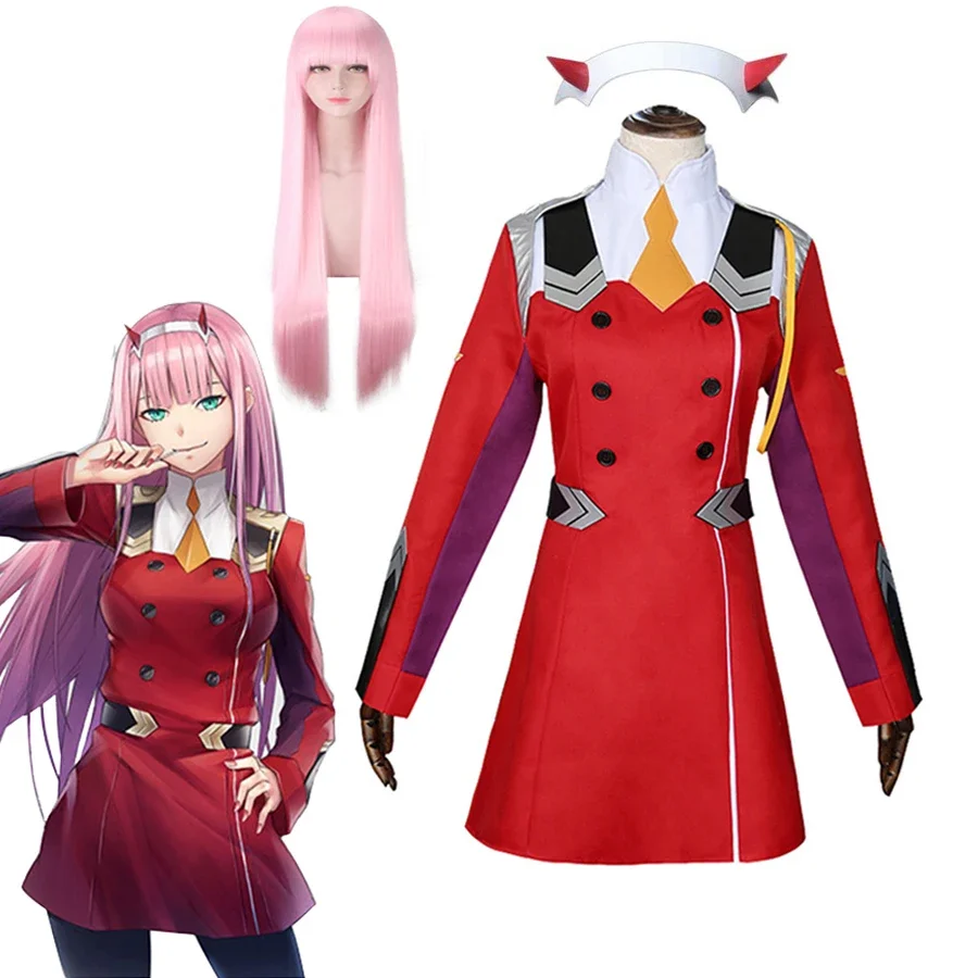 Fantasias de Cosplay da Zero T - Anime Cosplay Zero Two avaliação e preço