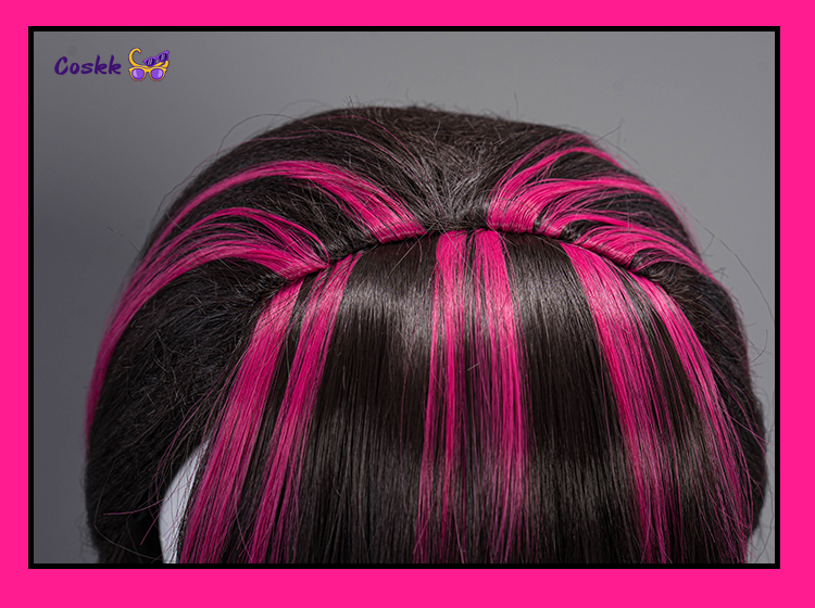 Peruca de Cosplay Draculaura,  - Anime Cosplay Pink avaliação e preço