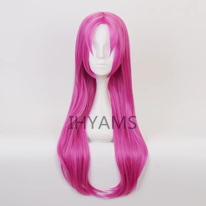 Peruca de Cabelo Sintético Lon - Anime Cosplay With Red Hair avaliação e preço