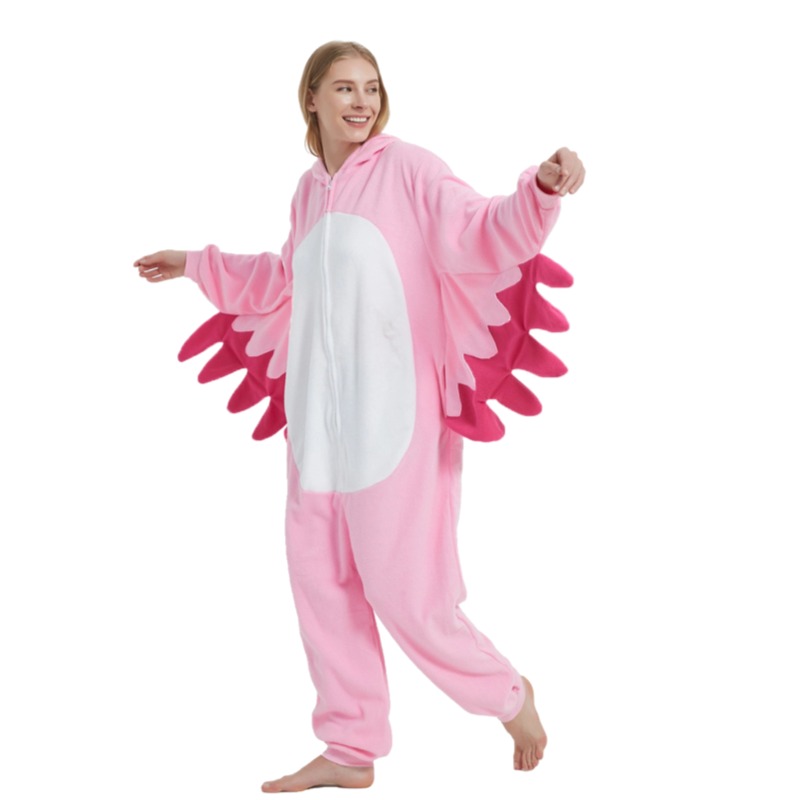 Fantasia de Flamingo com Zíper - Anime Cosplay Thick avaliação e preço