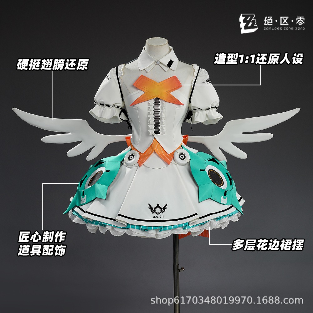 Fantasia de Cosplay Zenless Zo - Anime Cosplay Zero Two avaliação e preço