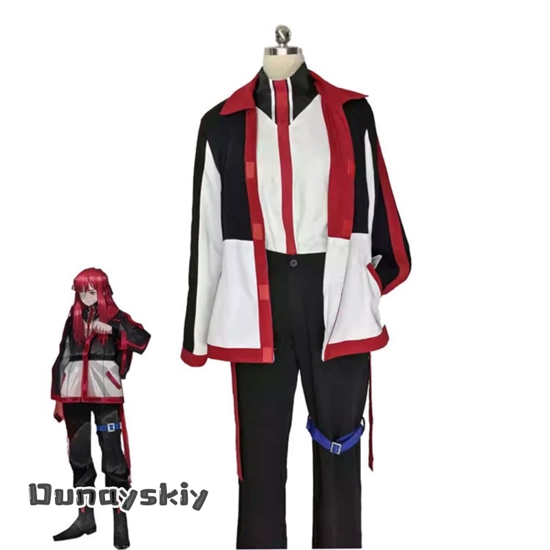 Fantasia de Cosplay da Limbus  - Anime Cosplay With Red Hair avaliação e preço