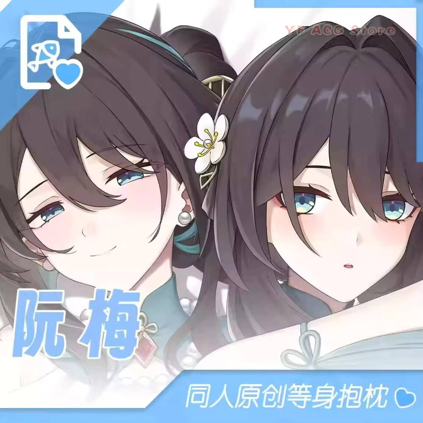 Capa de Almofada Dakimakura de - Anime Cosplay Face avaliação e preço
