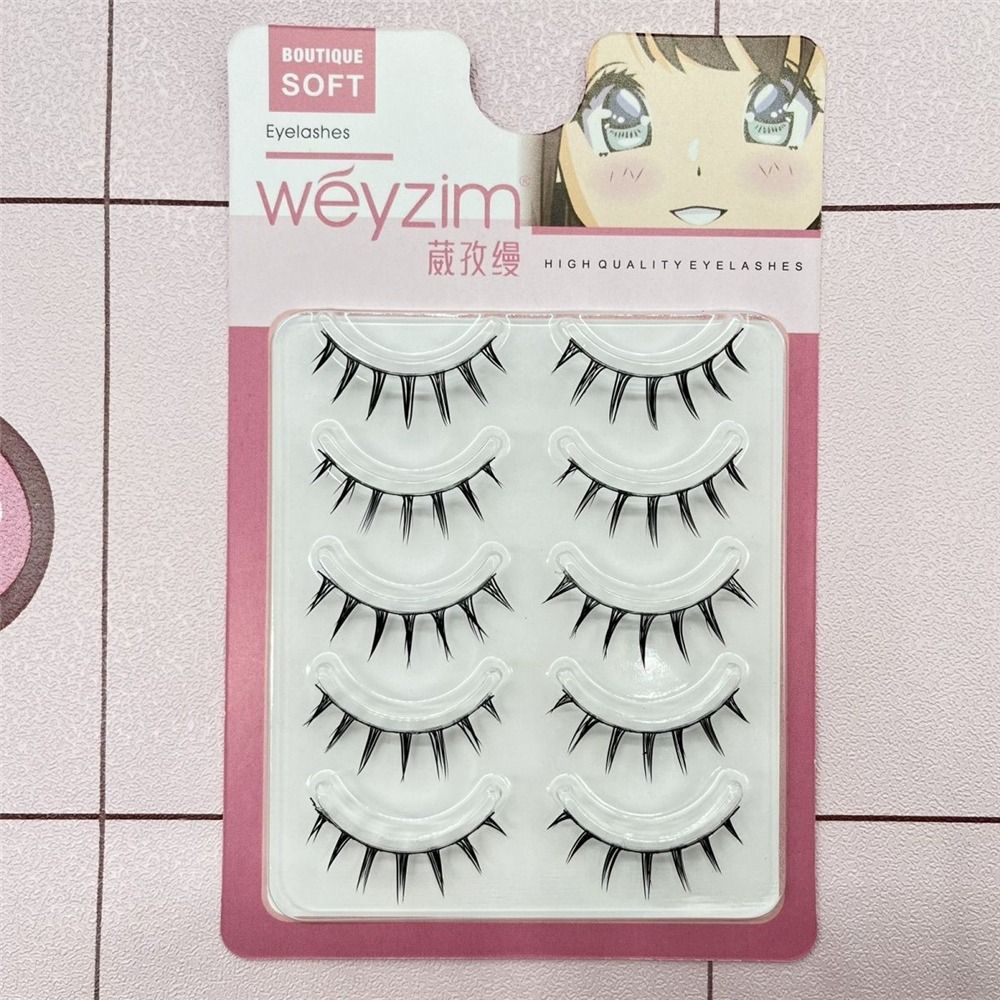 Cílios postiços de vison falso - Anime Cosplay Thick avaliação e preço