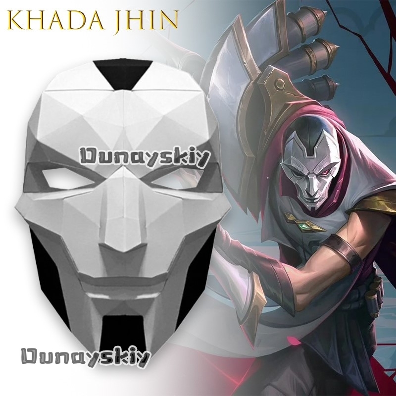 Akhada Jhin Oni Máscara DIY Pa - Anime Cosplay Diy avaliação e preço