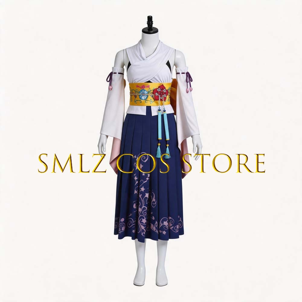 Fantasia Cosplay Yuna FF10 X S - Anime Cosplay Girl Costume avaliação e preço