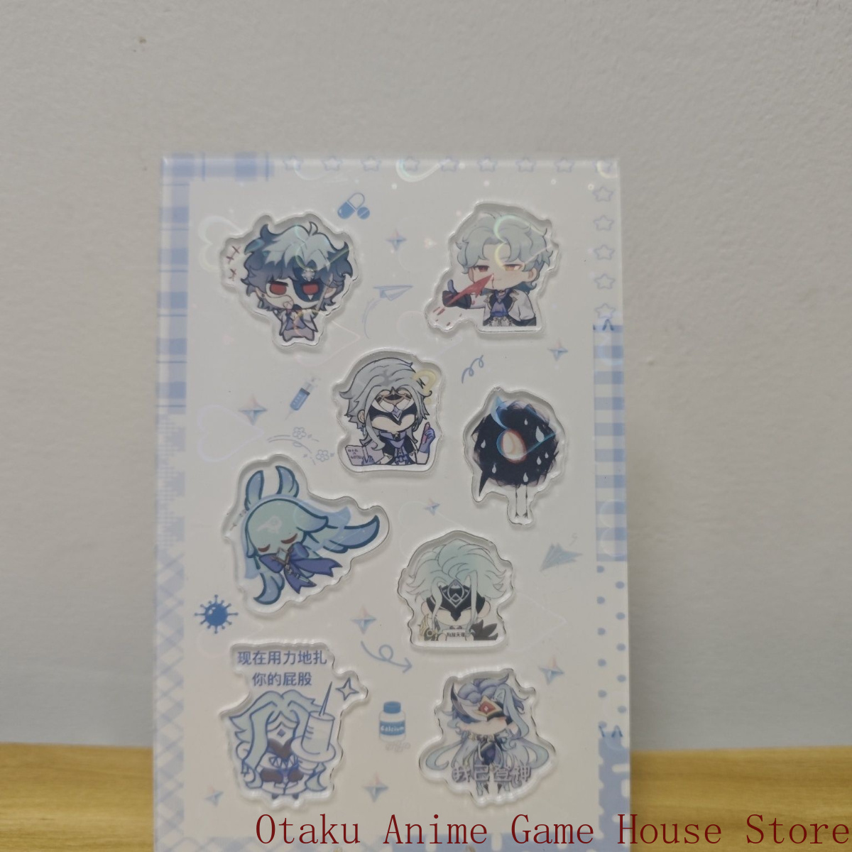 Adesivo Acrílico Genshin Impac - Anime Cosplay Diy avaliação e preço