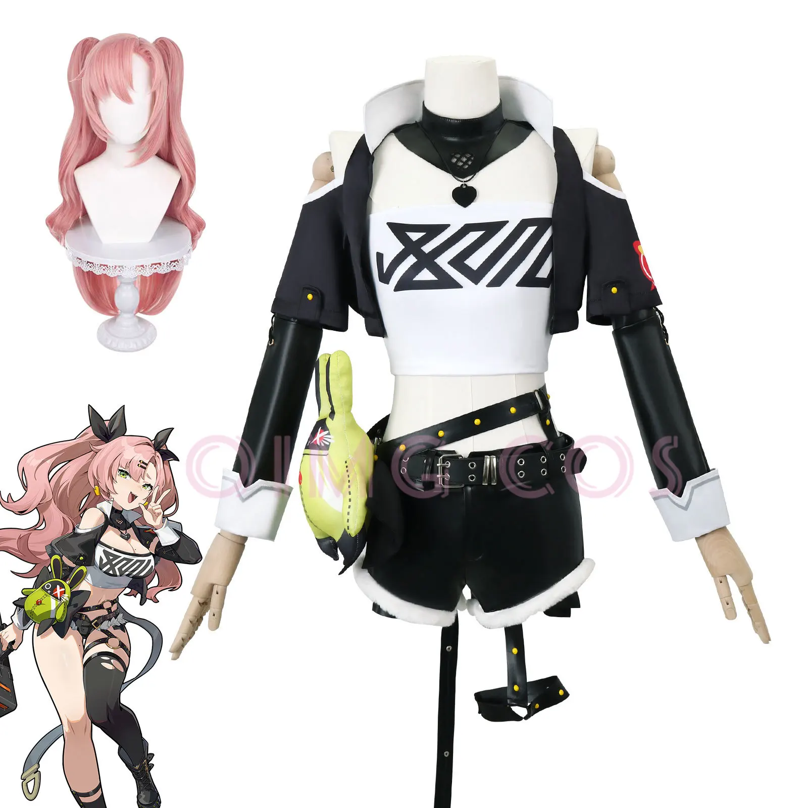 Fantasia de Cosplay Nicole Dem - Anime Cosplay Girl Costume avaliação e preço