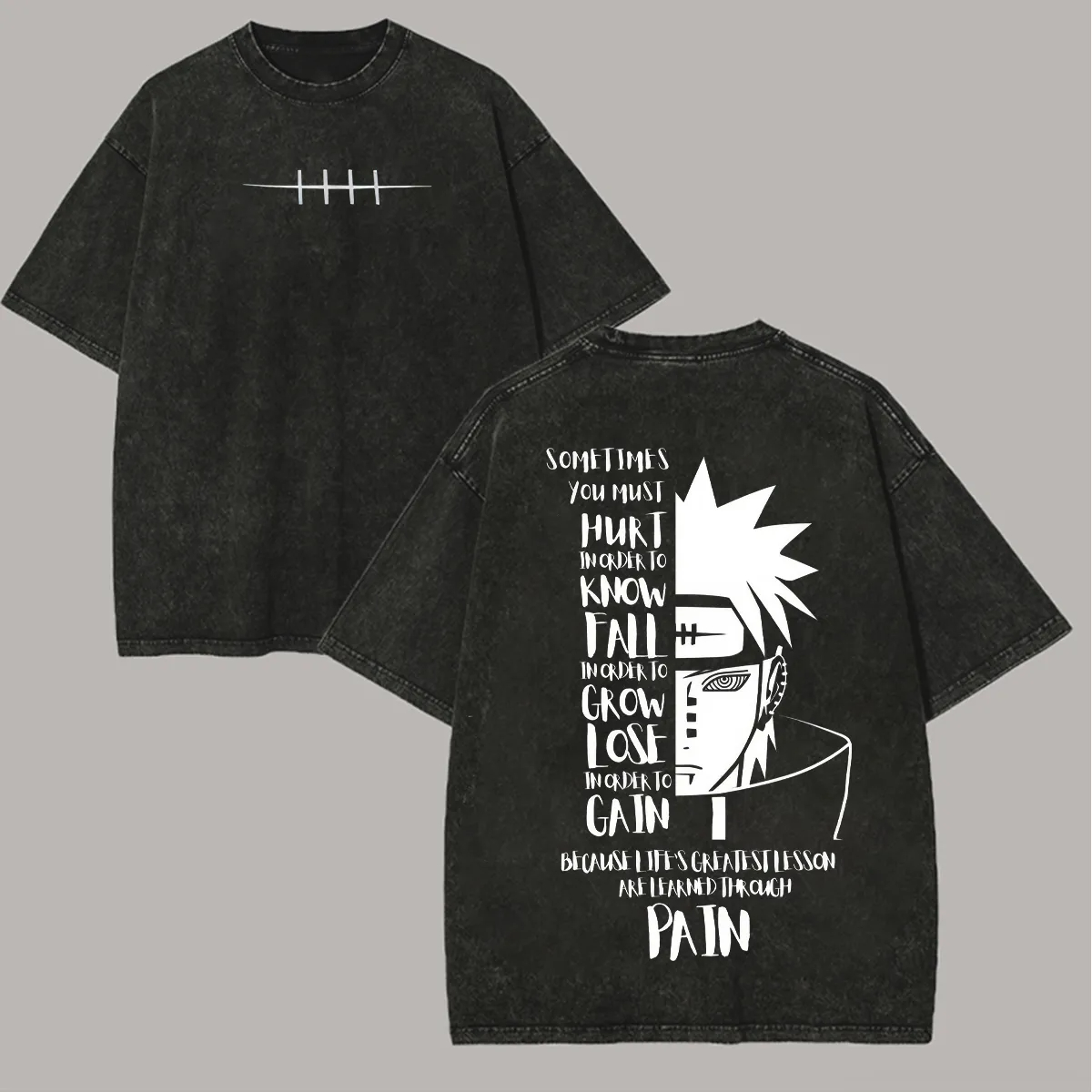 Camiseta Naruto Pain com Citaç - Anime Cosplay Quotes avaliação e preço