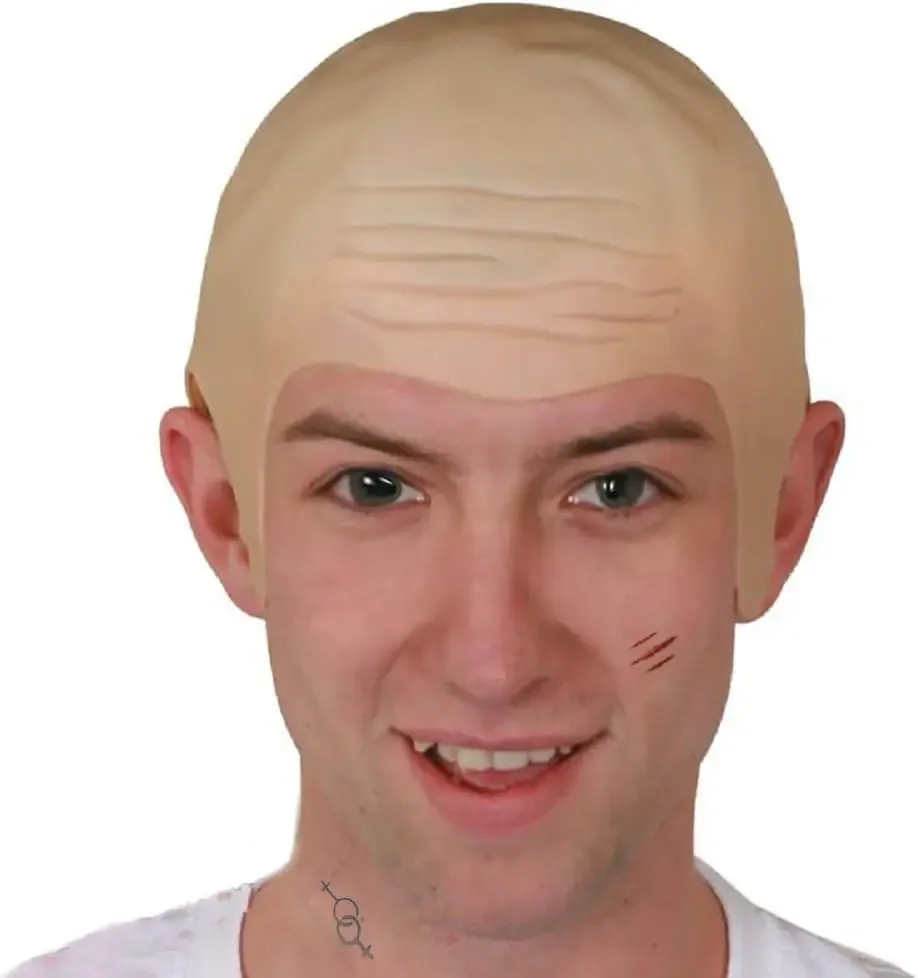 Cabeça careca grossa de anime  - Anime Cosplay Thick avaliação e preço