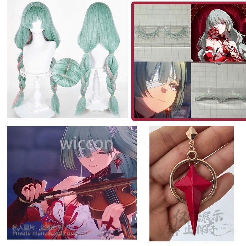 Anime phrolova cosplay peruca  - Anime Cosplay Pink avaliação e preço