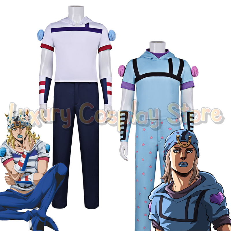 Fantasia de Cosplay de Jonatha - Cosplay Anime Jojo avaliação e preço