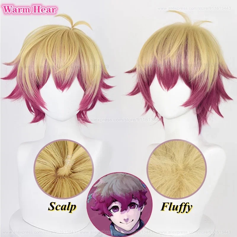 Peruca Sintética Curta Alexis  - Anime Cosplay With Red Hair avaliação e preço