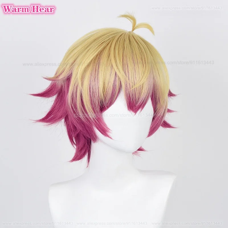 Peruca Sintética Curta Alexis  - Anime Cosplay With Red Hair avaliação e preço