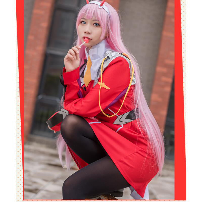 Anime 02 vestidos querido no f - Anime Cosplay Zero Two avaliação e preço