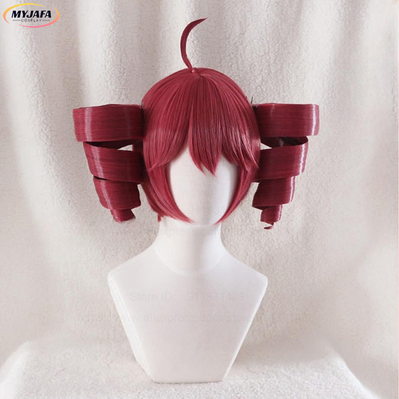 Peruca de Cosplay Anime Kasane - Anime Cosplay With Red Hair avaliação e preço