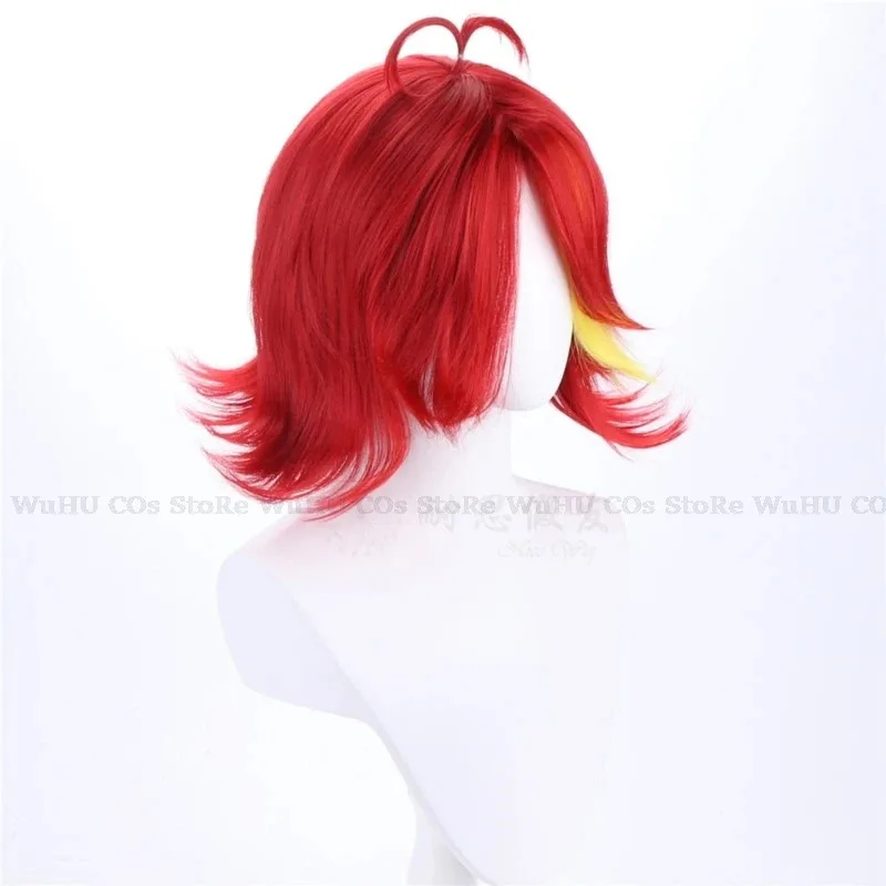 Peruca Cos Niffty 2025 Hasbin, - Anime Cosplay With Red Hair avaliação e preço